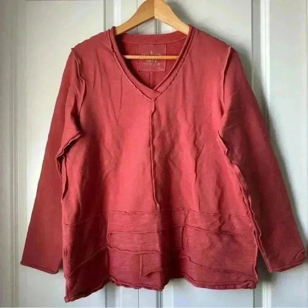 Neon Buddha Deserts Clay Cotton Pullover Tunic